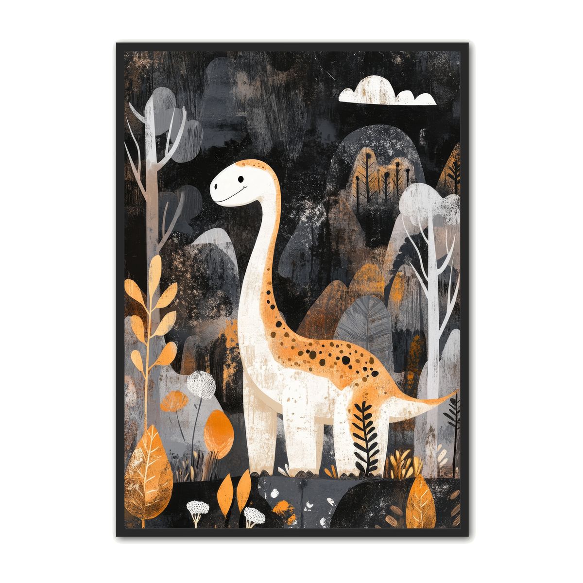 Dinosaur Plakat 17 - Brneplakat 21 x 29,7 cm (A4)