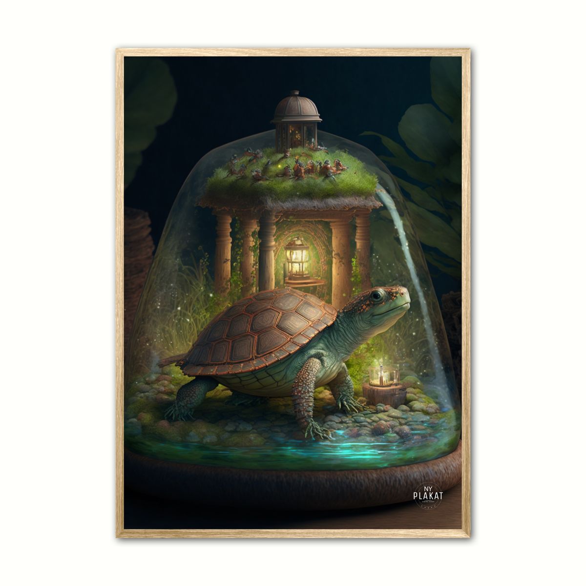 Skildpadde plakat Nr. 2 21 x 29,7 cm (A4)