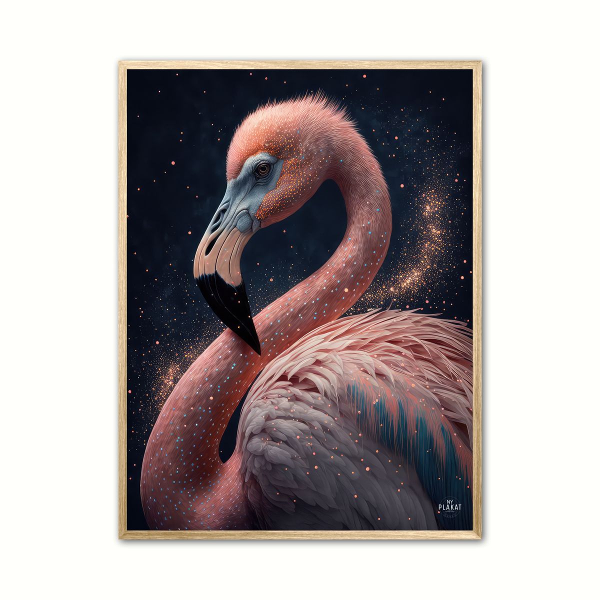 Plakat med Flamingo Nr. 1 50 x 70 cm (B2)