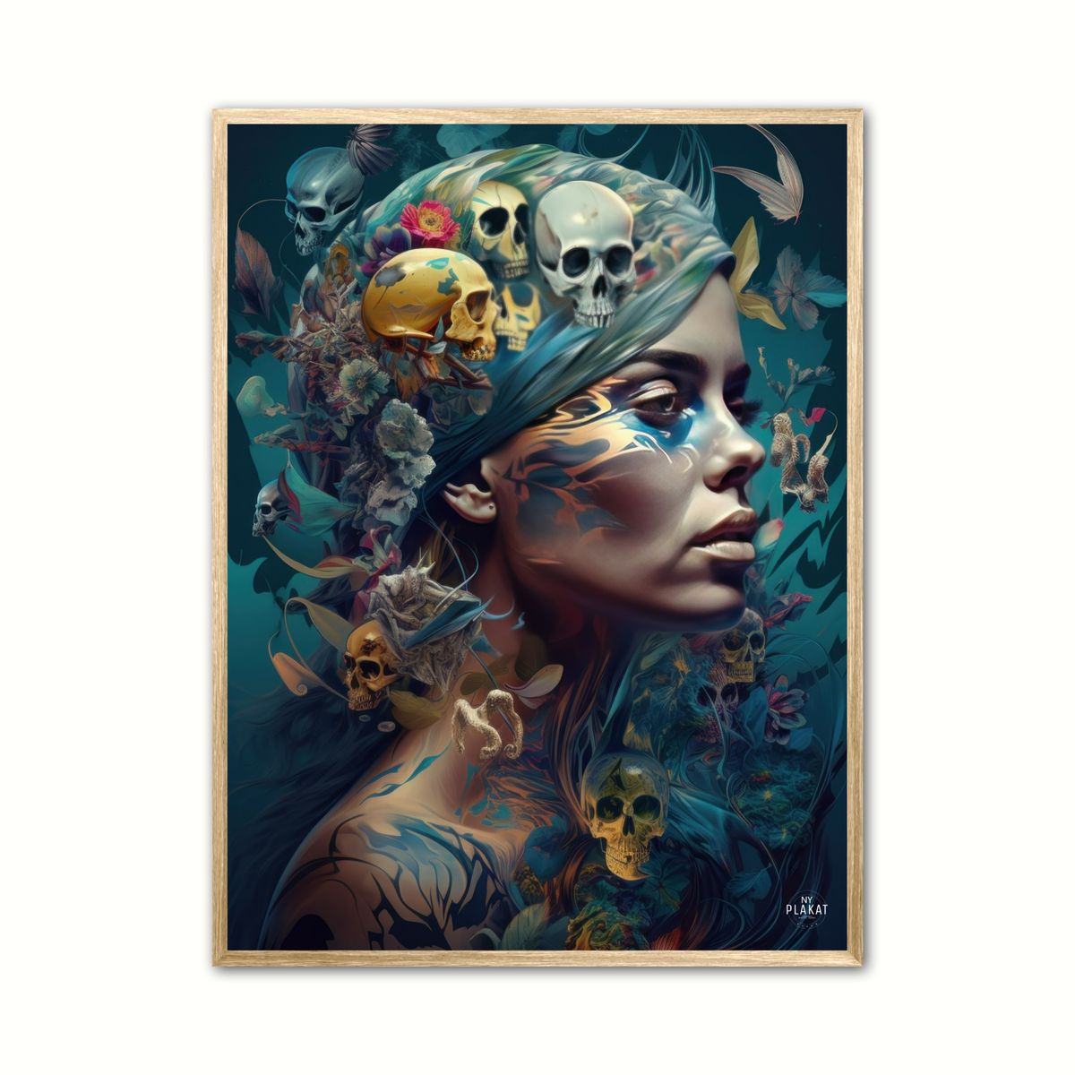 Plakat med Skull Dream No. 2 50 x 70 cm (B2)