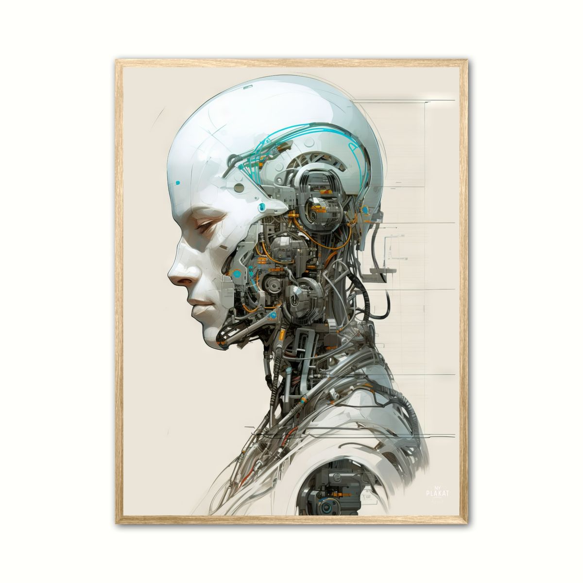 Plakat med Anatomical Fusion - Science Fiction 50 x 70 cm (B2)