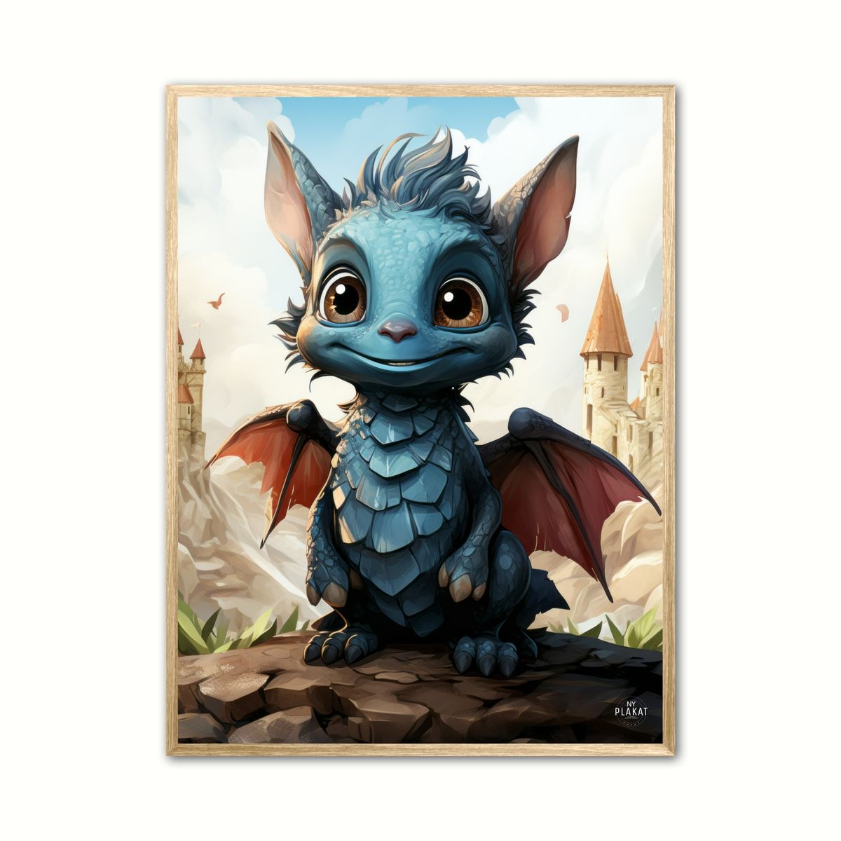 Draco - Drage plakat 30 x 40 cm