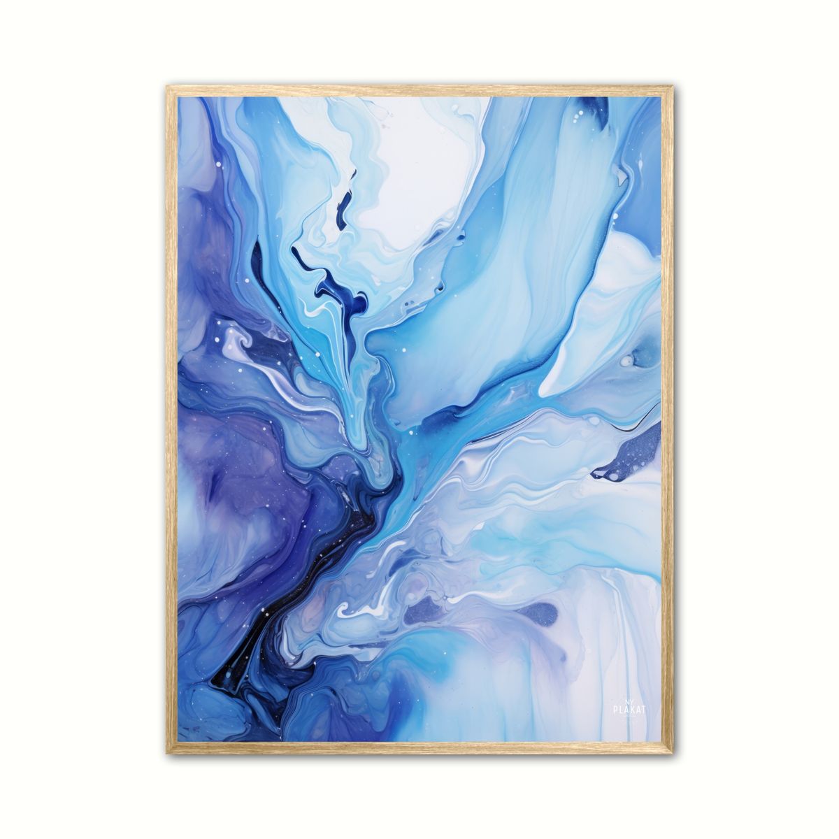 Vibrant Melody - Abstrakt plakat 50 x 70 cm (B2)