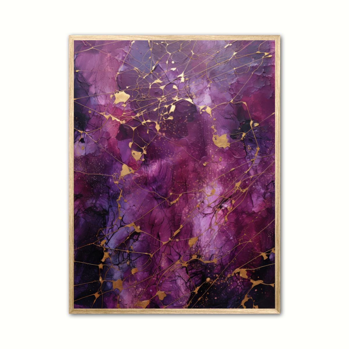 Plakat med Aerial Mystery - Abstrakt 30 x 40 cm