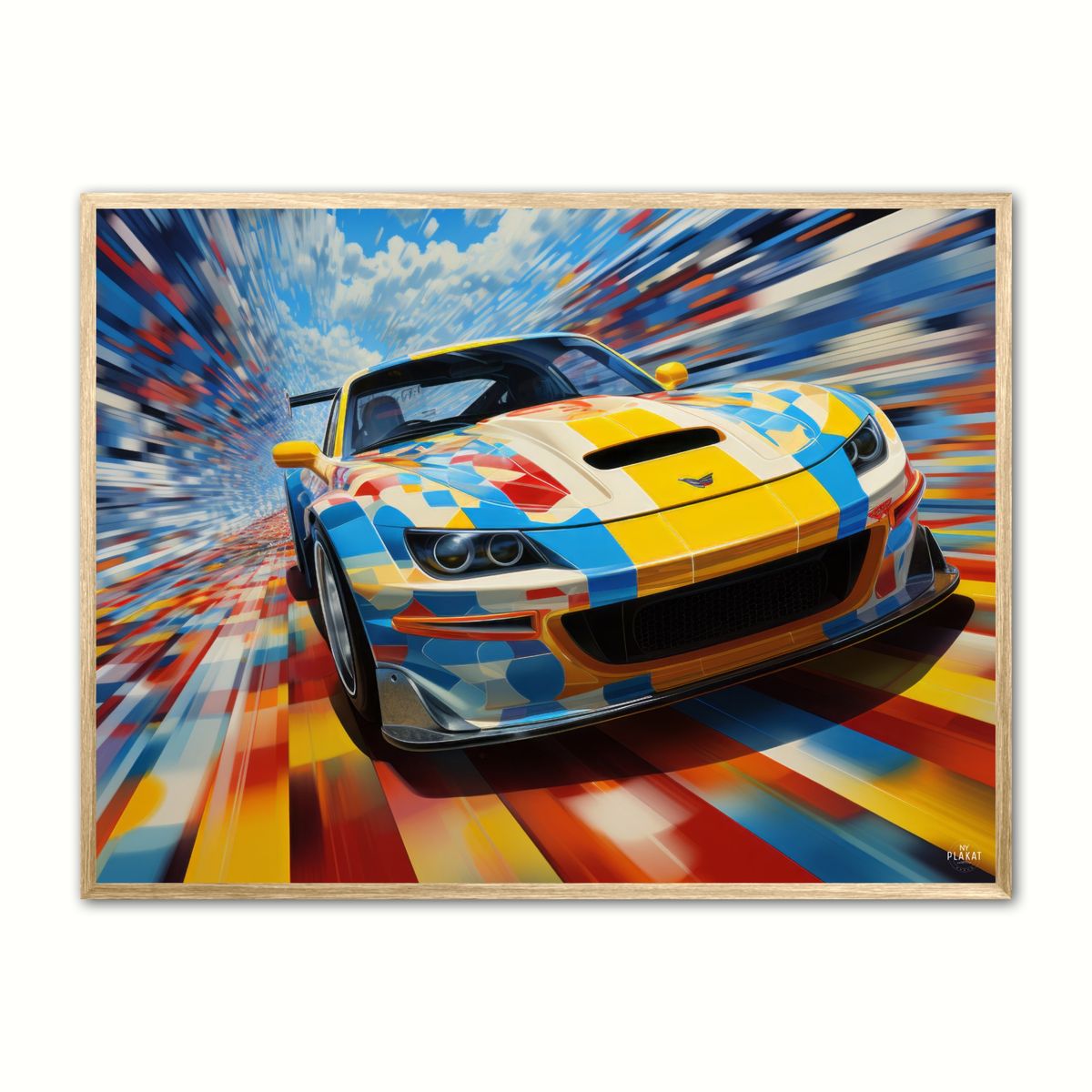 Racing into the Future plakat 21 x 29,7 cm (A4)