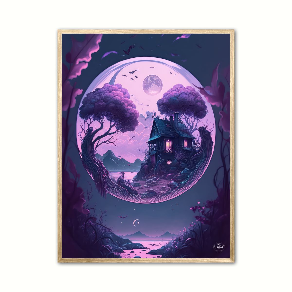 Plakat med The mysterious glass ball 21 x 29,7 cm (A4)