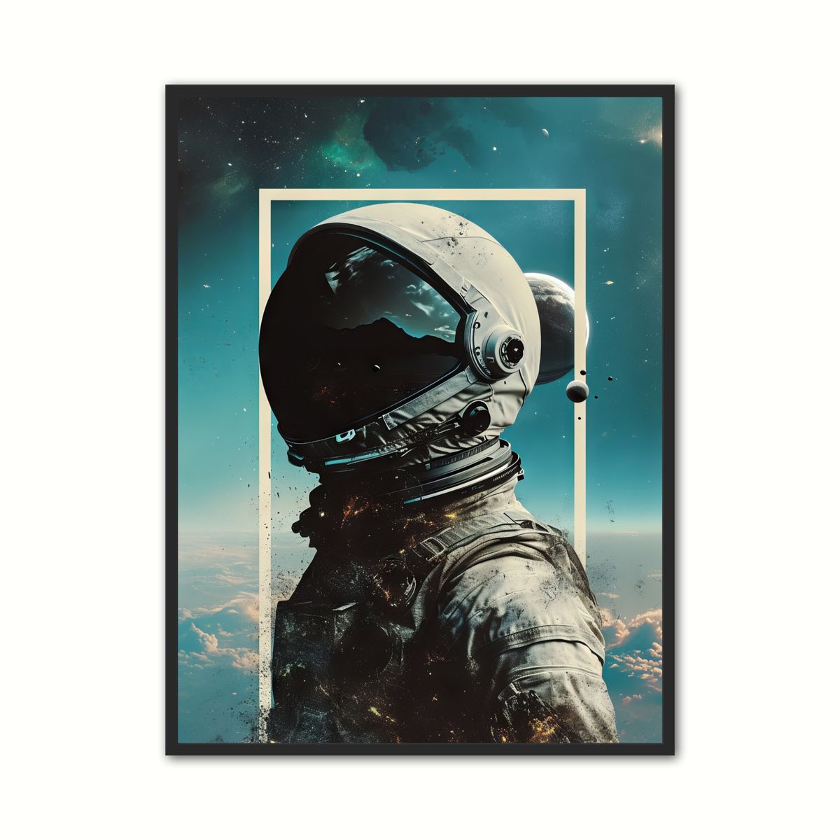 Plakat med Astronaut Plakat Nr. 26 50 x 70 cm (B2)