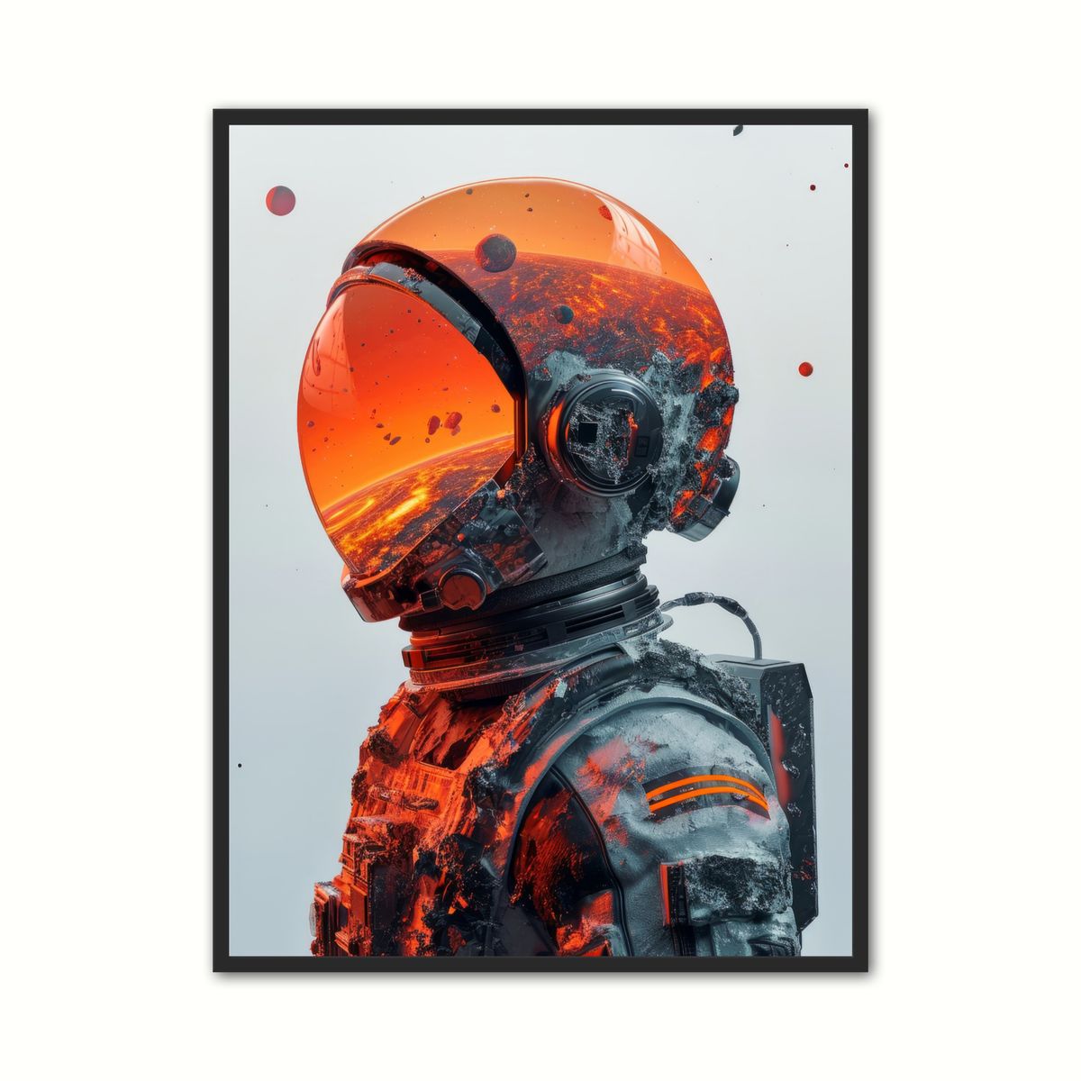 Plakat med Astronaut Plakat Nr. 22 50 x 70 cm (B2)