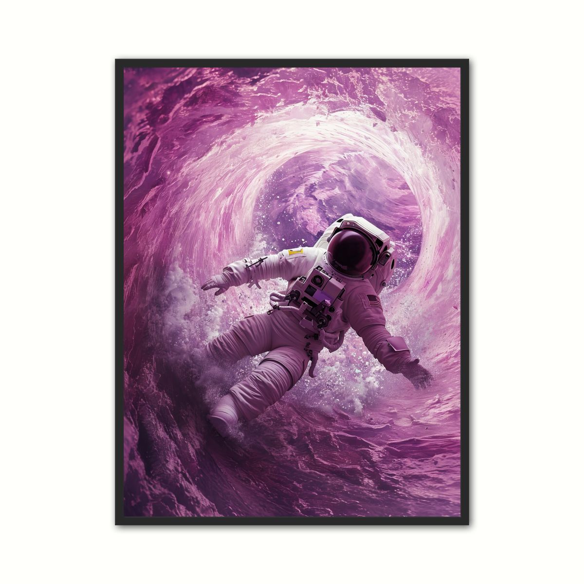 Plakat med Astronaut Plakat Nr. 16 30 x 40 cm