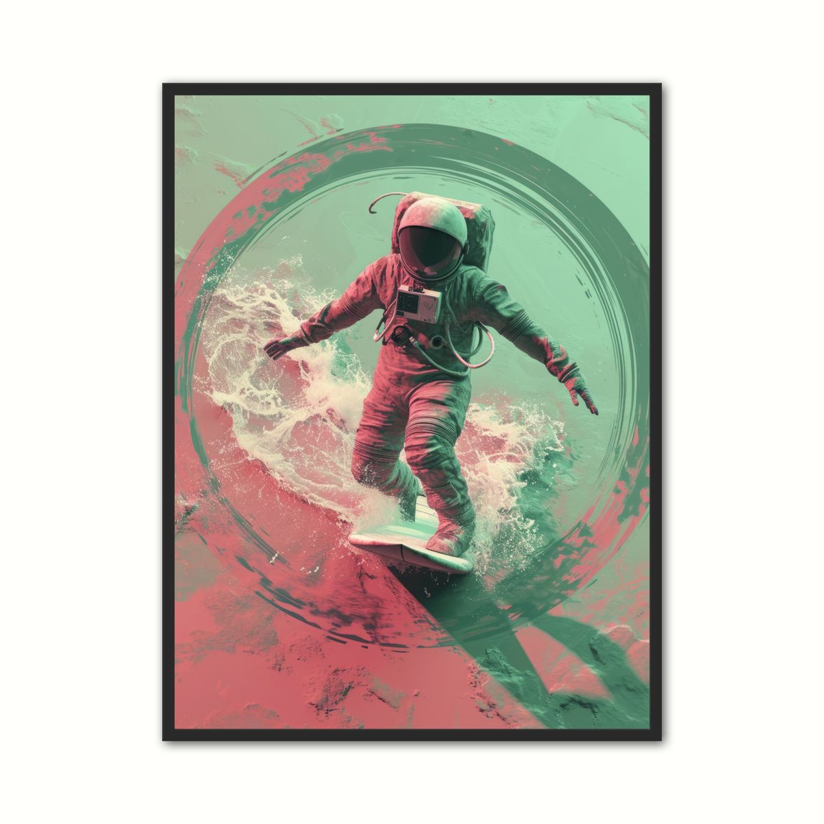 Plakat med Astronaut Plakat Nr. 18 30 x 40 cm