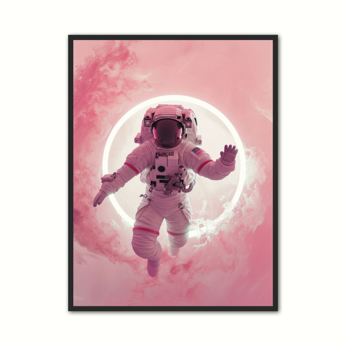 Plakat med Astronaut Plakat Nr. 6 50 x 70 cm (B2)