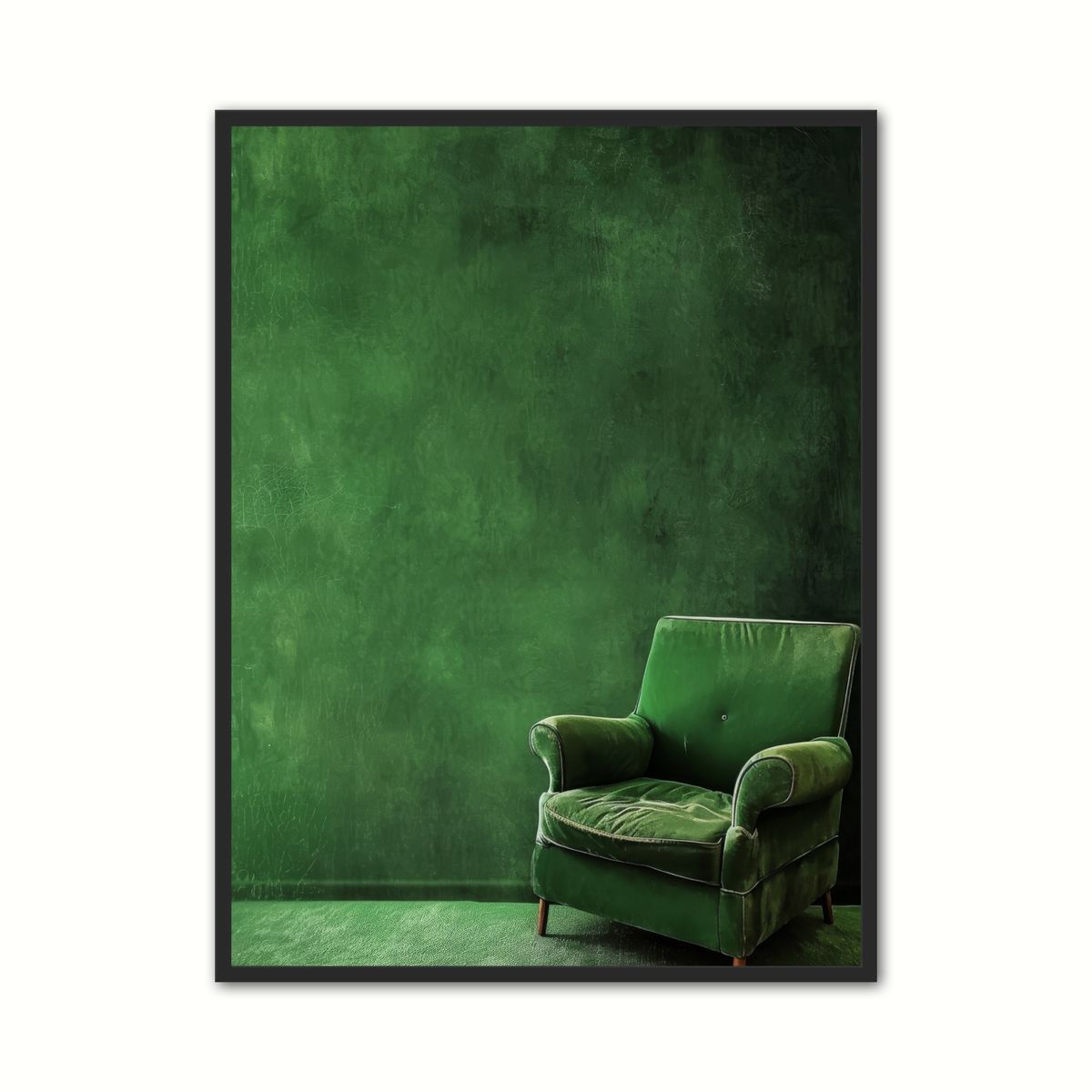 Plakat med Grn Stol Plakat 3 21 x 29,7 cm (A4)