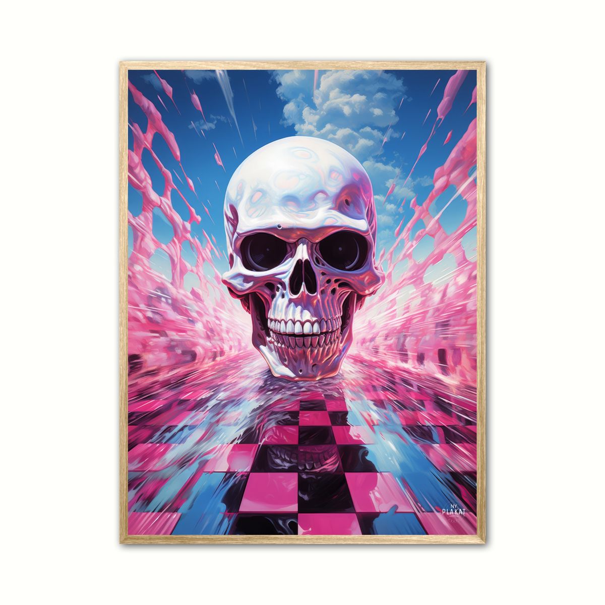 Death Machine in Checkered Race plakat 21 x 29,7 cm (A4)