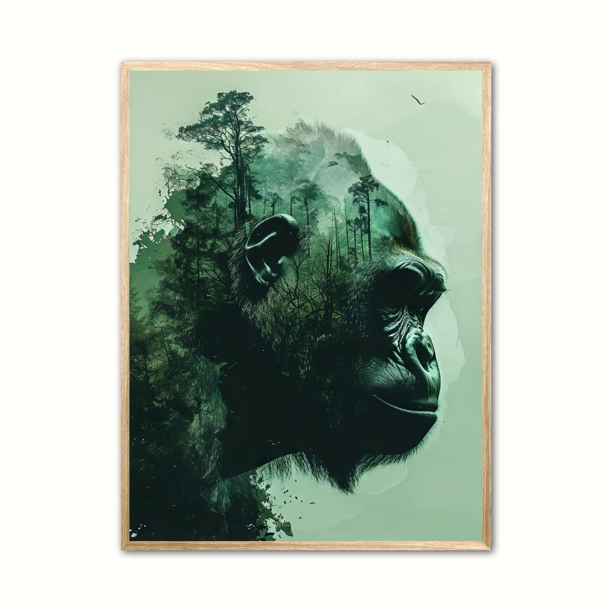 Plakat med Gorilla Plakat 23 21 x 29,7 cm (A4)