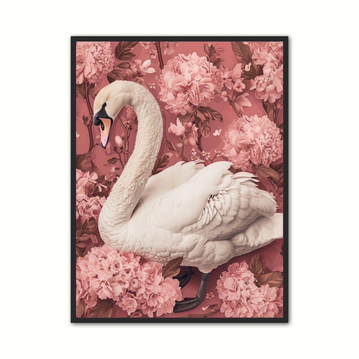 Plakat med Svane Plakat 13 - Flora 50 x 70 cm (B2)