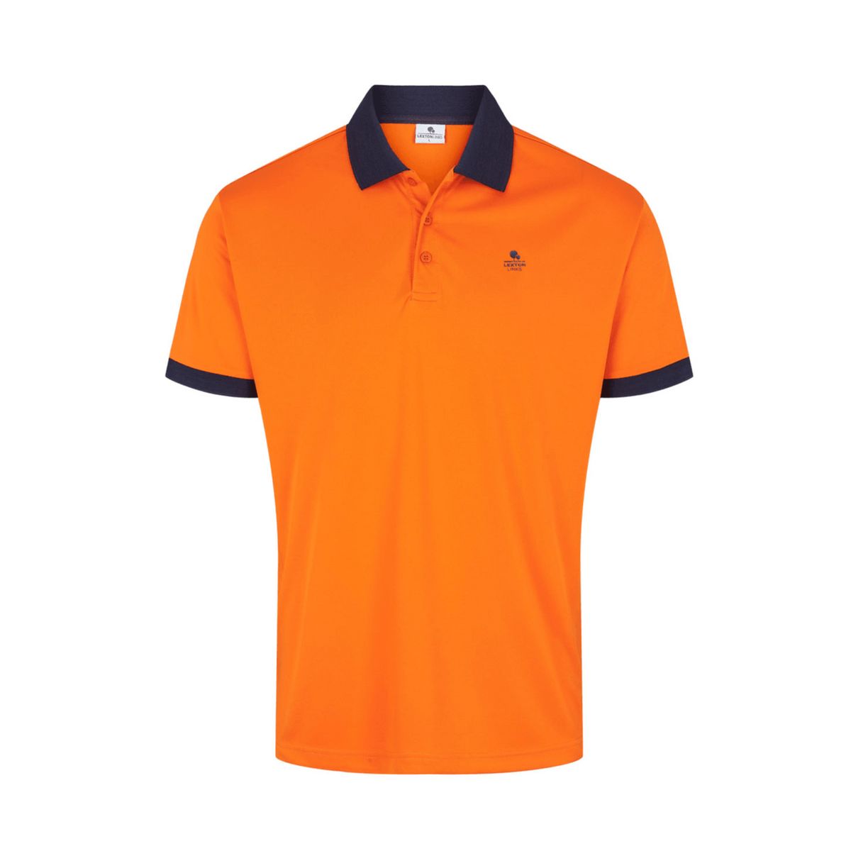 Huxley Polo Orange/navy M