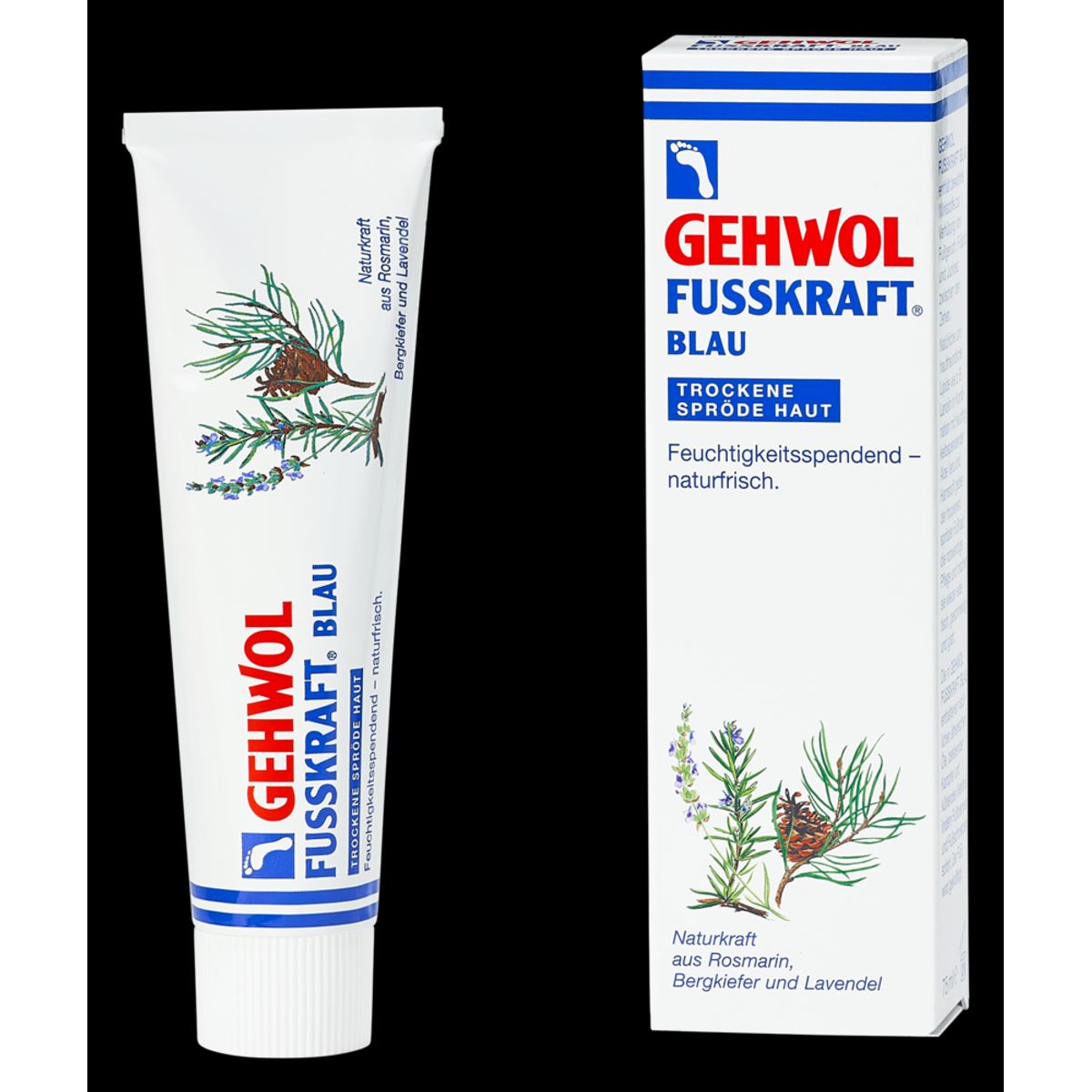 Gehwol Fusskraft intensiv creme, 125 ml (Gehwol Fusskraft blå)