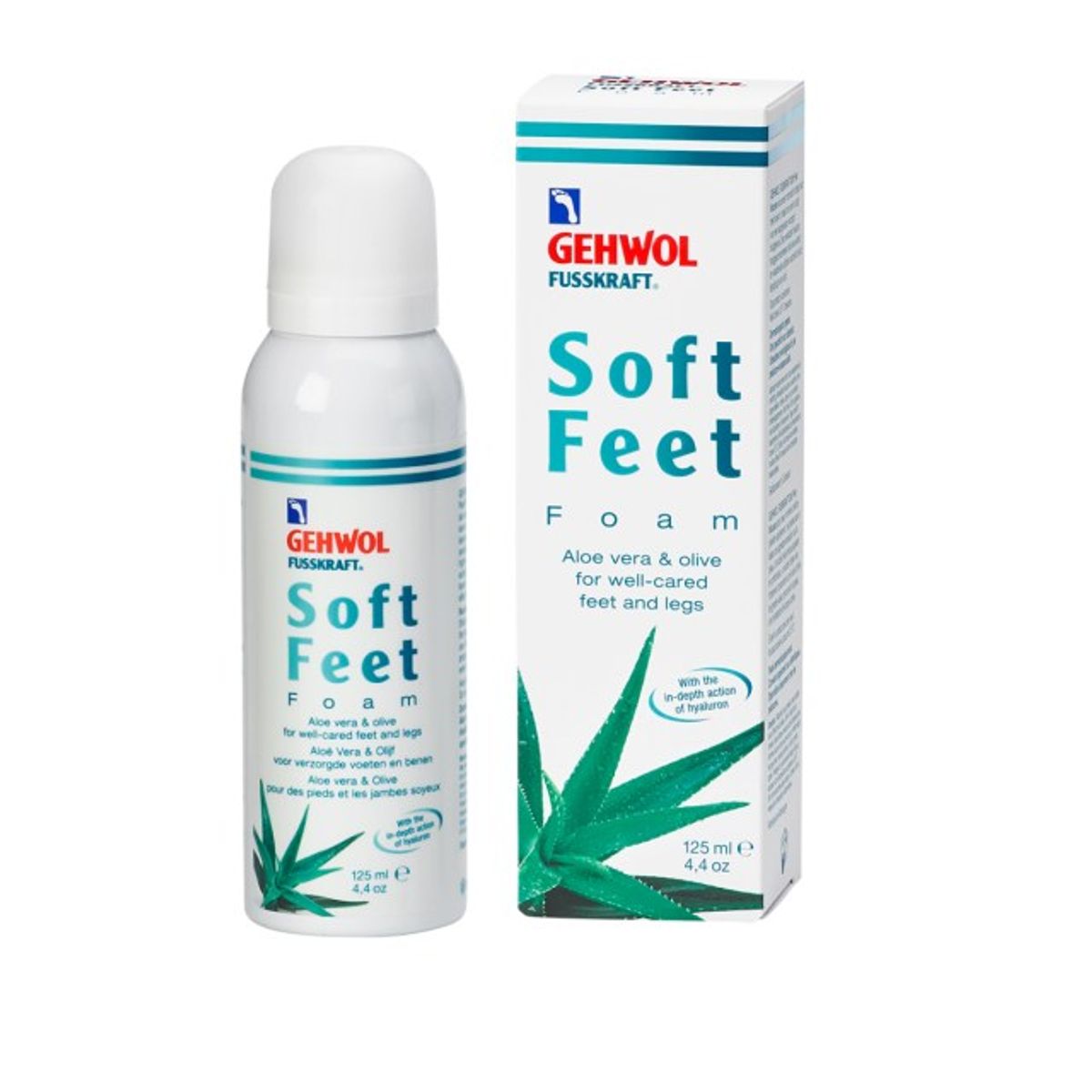 Gehwol Fusskraft soft feet skum, 125 ml