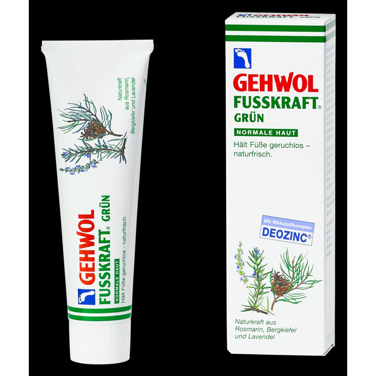 Gehwol Fusskraft pleje creme, 125 ml (Fusskraft grøn)