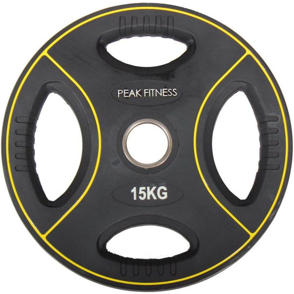 Peak Fitness - 50 mm vægtskive Poly Urethane - 15 kg