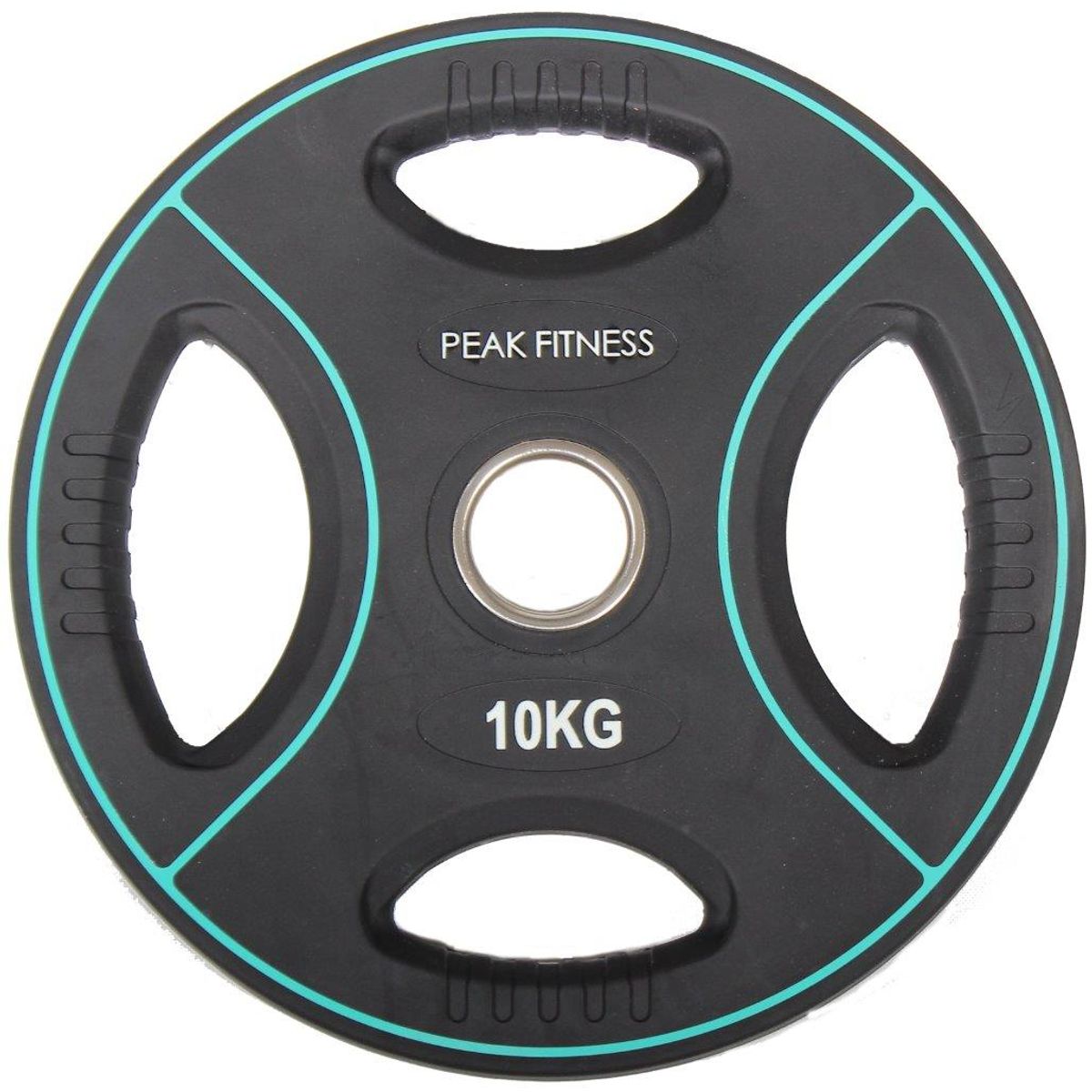 Peak Fitness - 50 mm vægtskive Poly Urethane - 10 kg