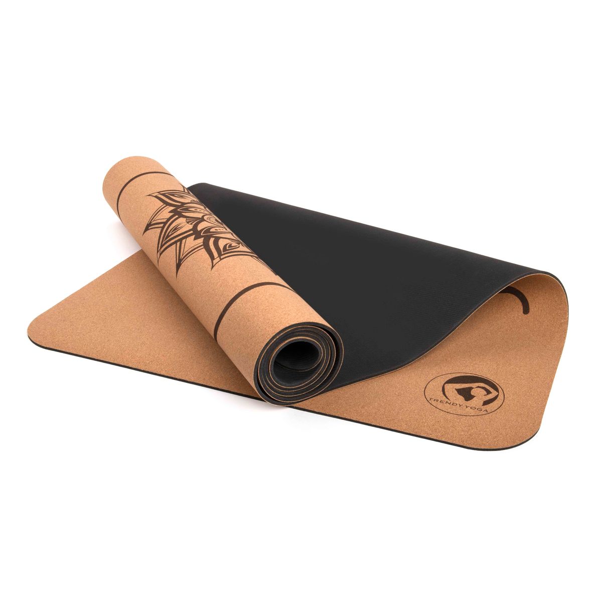 Trendy - YogaMat Cork Cortica Rubber - Gummi