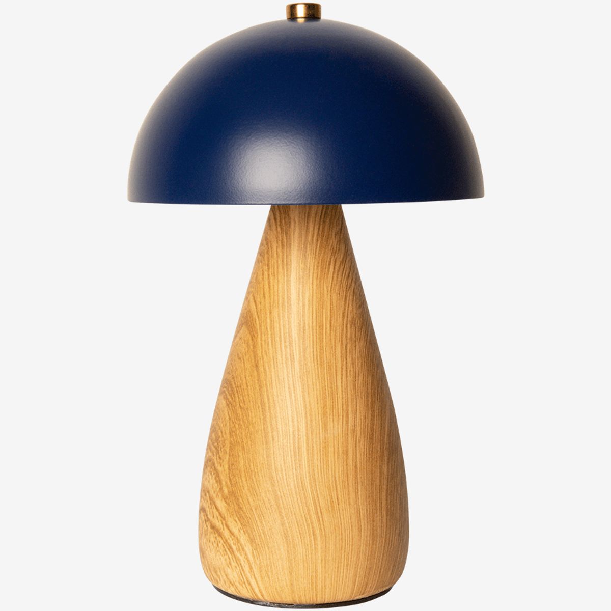 Mushroom LED lampe, Koboltblå / eg look