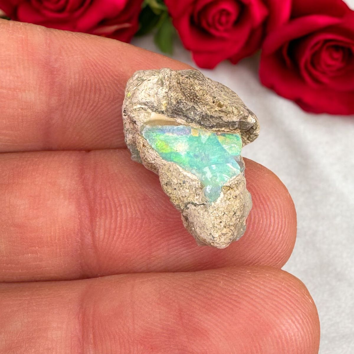 Rå boulder opal