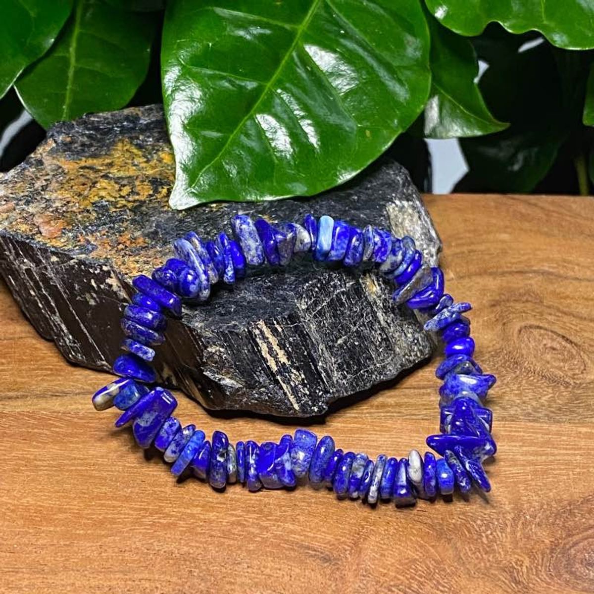 Lapis lazuli split armbånd