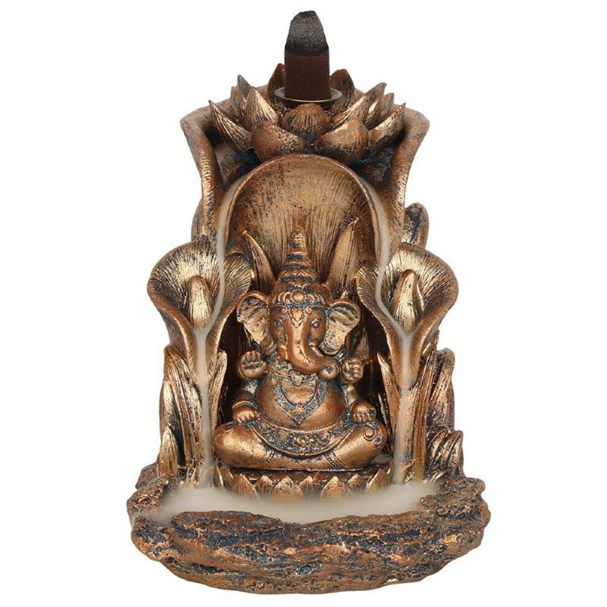 Bronze Ganesh cones holder