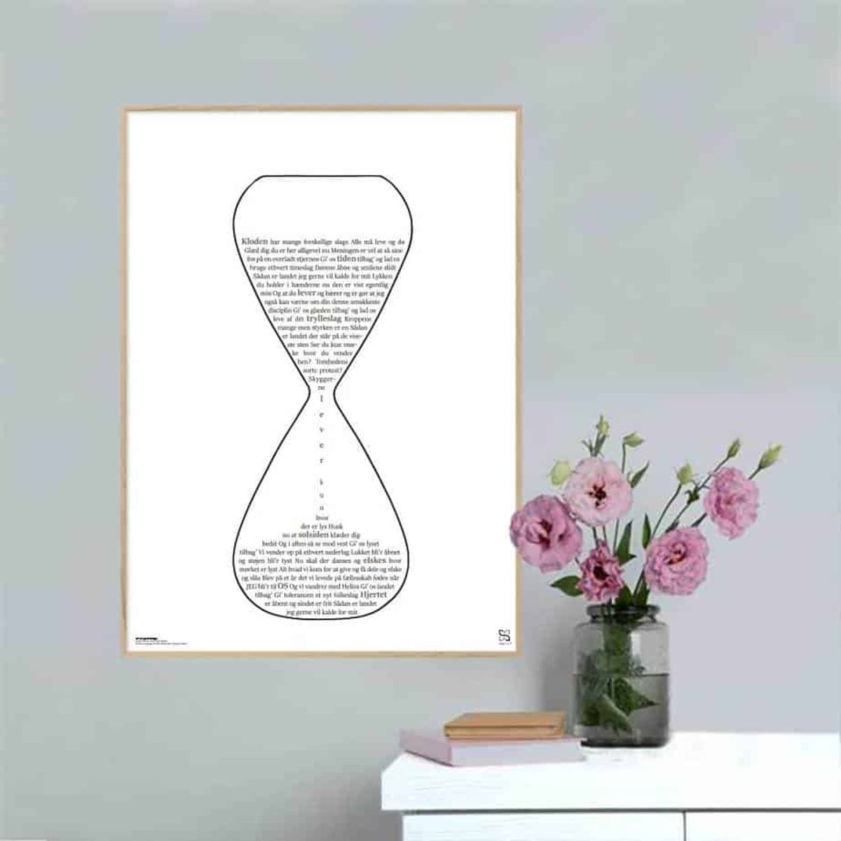 Gi' os lyset tilbage - Songshape plakat - 50 x 70 cm / XL / lodret