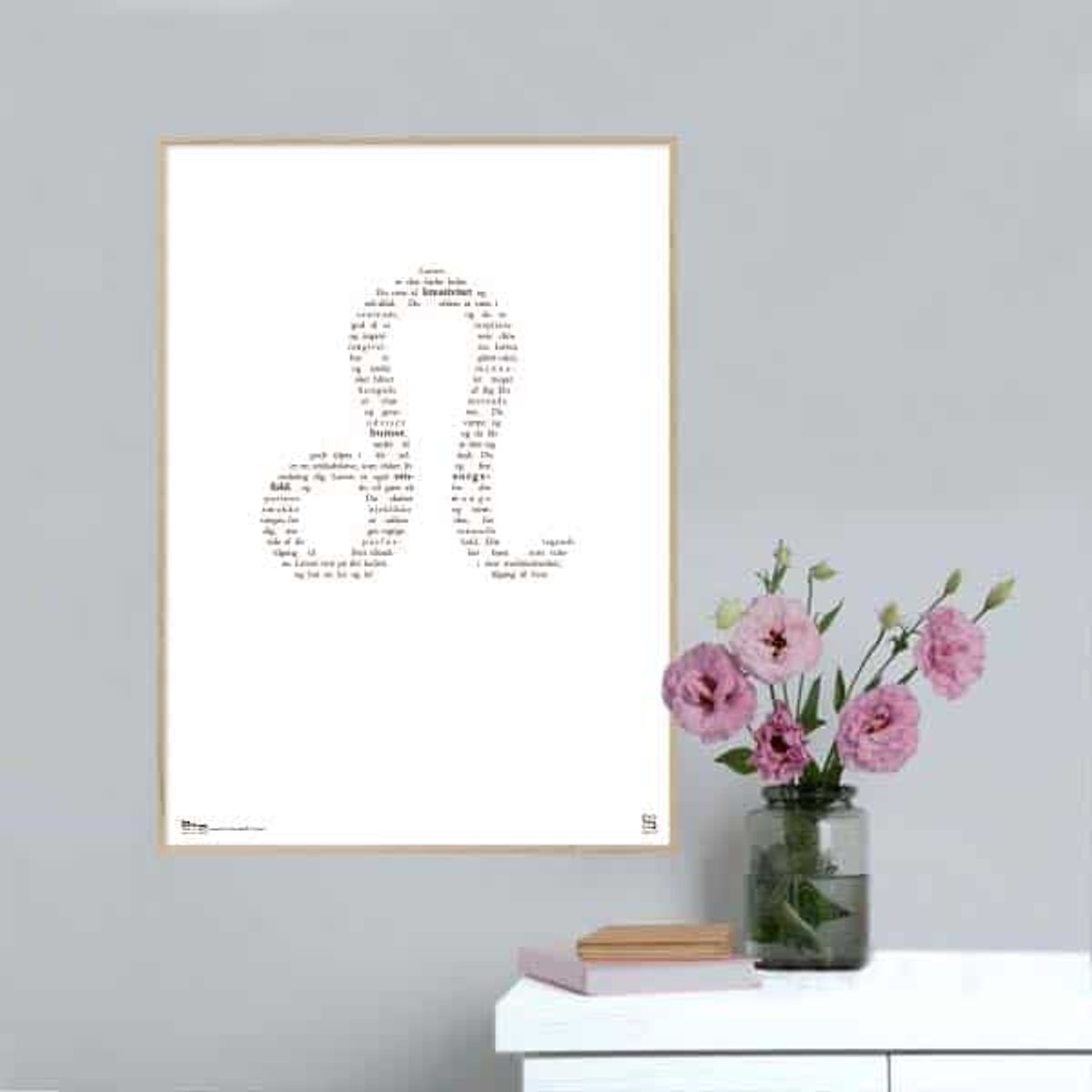 Løve - Stjernetegn plakat - 50 x 70 cm / XL / lodret