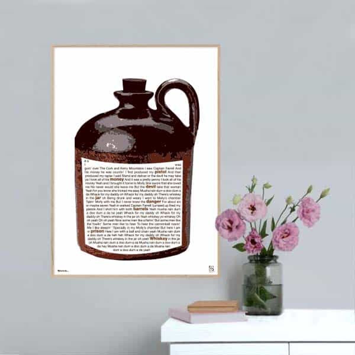 Whiskey In The Jar plakat - 40 x 50 cm / Large / lodret