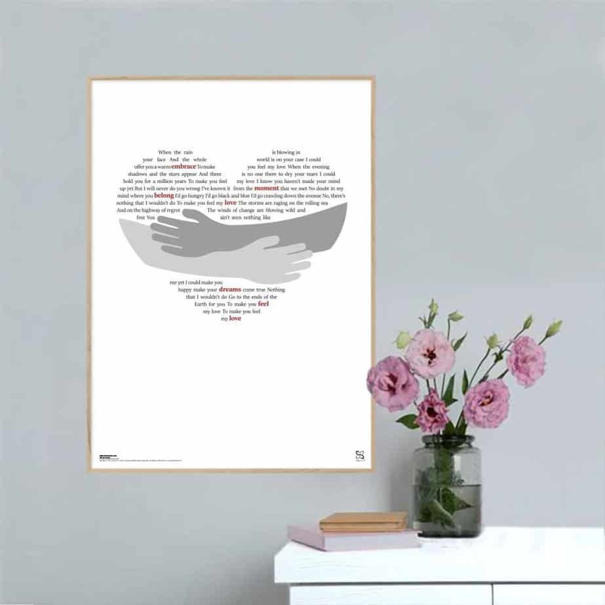 Make You Feel My Love - Bob Dylan - Songshape plakat - 50 x 70 cm / XL / lodret