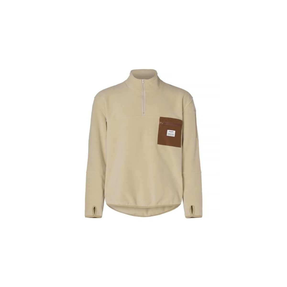 RESTERÃDS recycled pullover i beige til herre