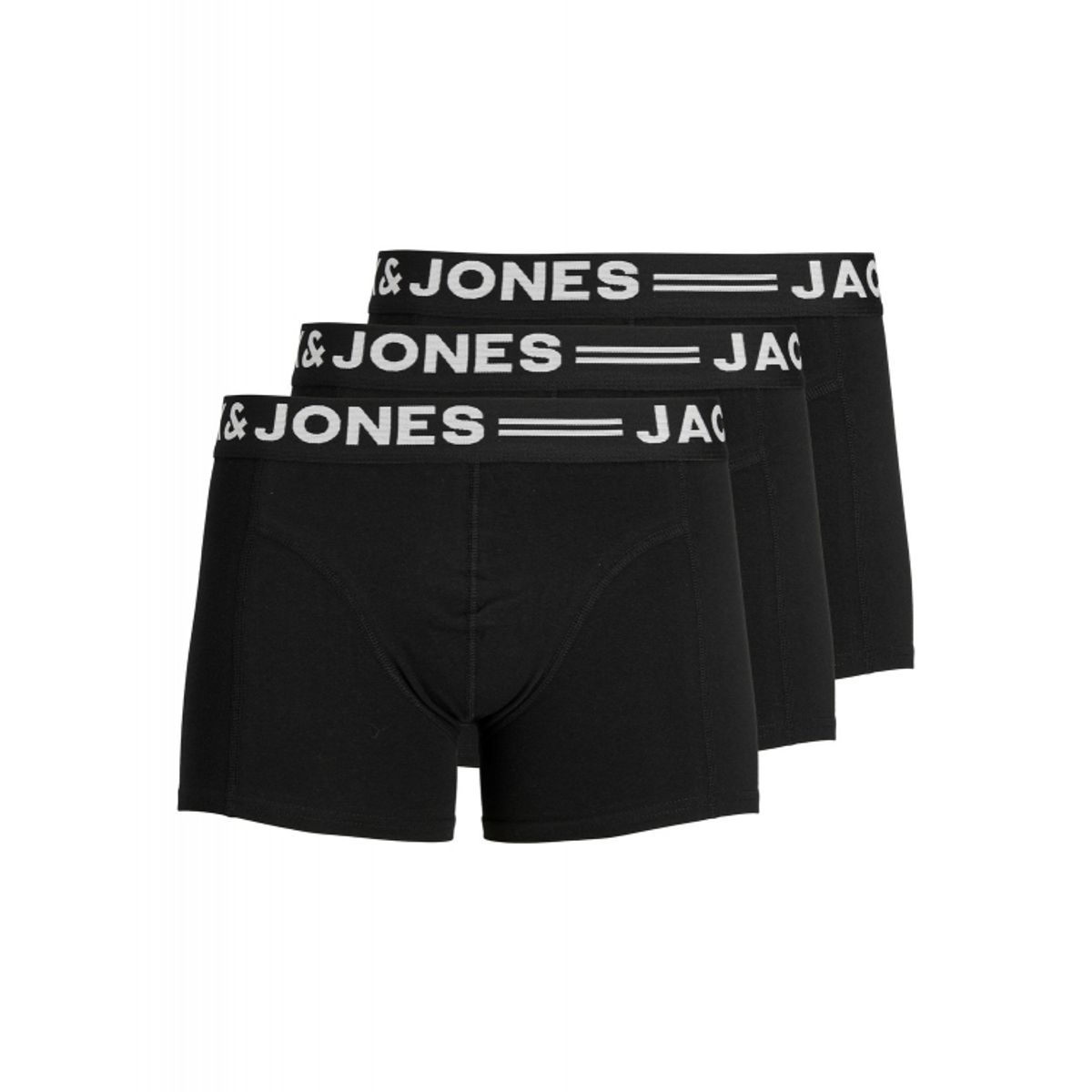 Jack & Jones 3pak underbukser/boksershorts i sort til herre