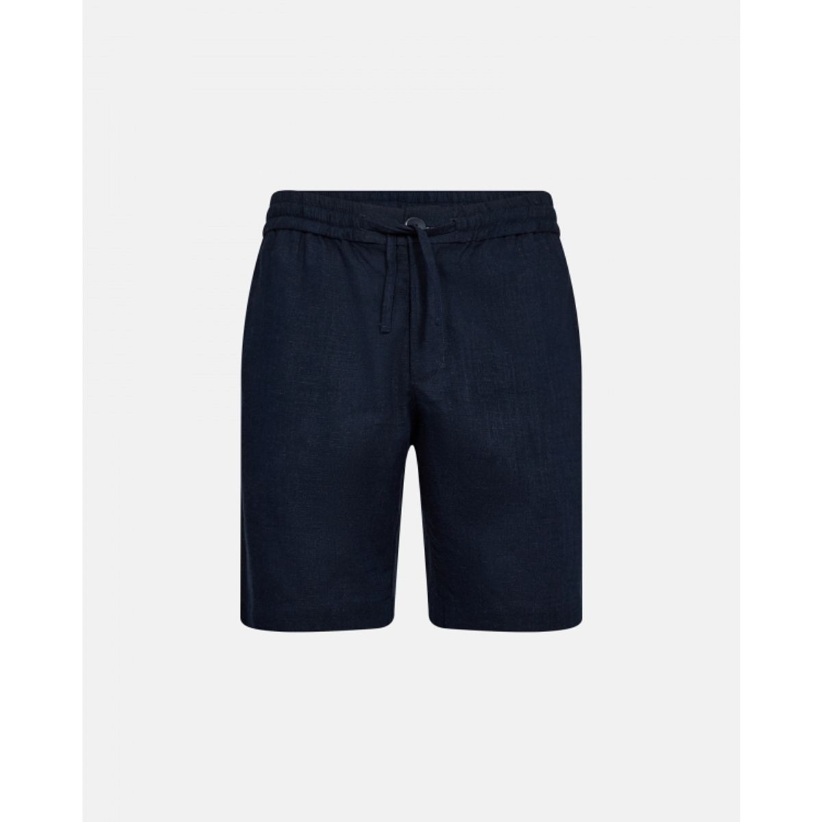 JBS of Denmark hør/bambusviskose shorts i navy til herre