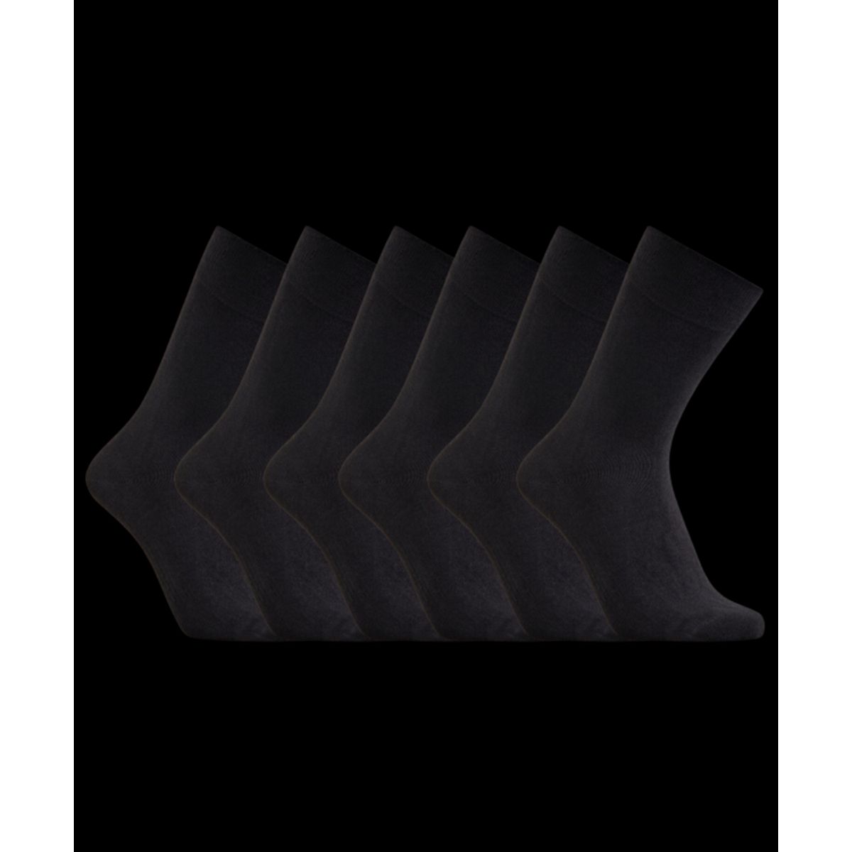 Iz sock 6pak Copenhagen premium bambusstrømper i sort | Ultra Soft