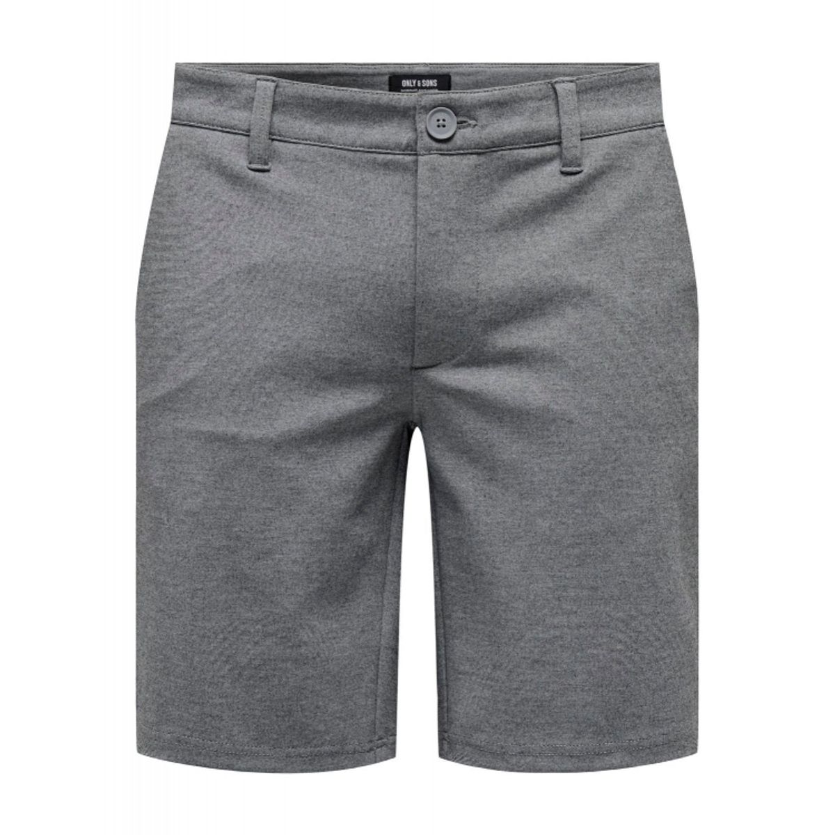 ONLY & SONS chino shorts i bambus i grå til herre