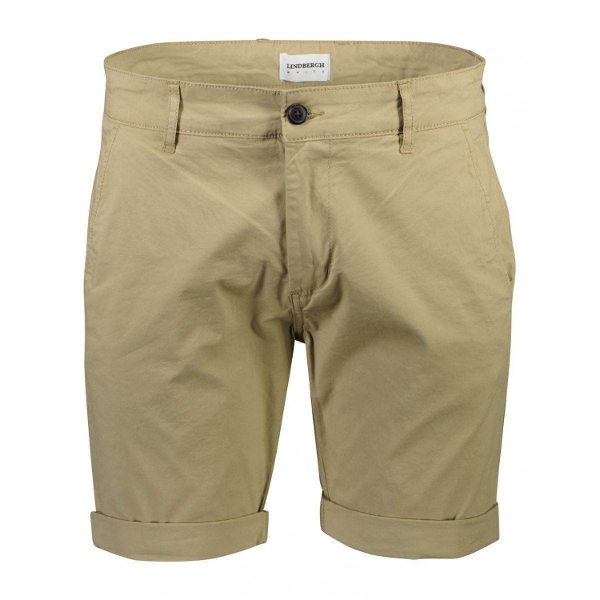 Lindbergh Chino Shorts i sandfarve til herre