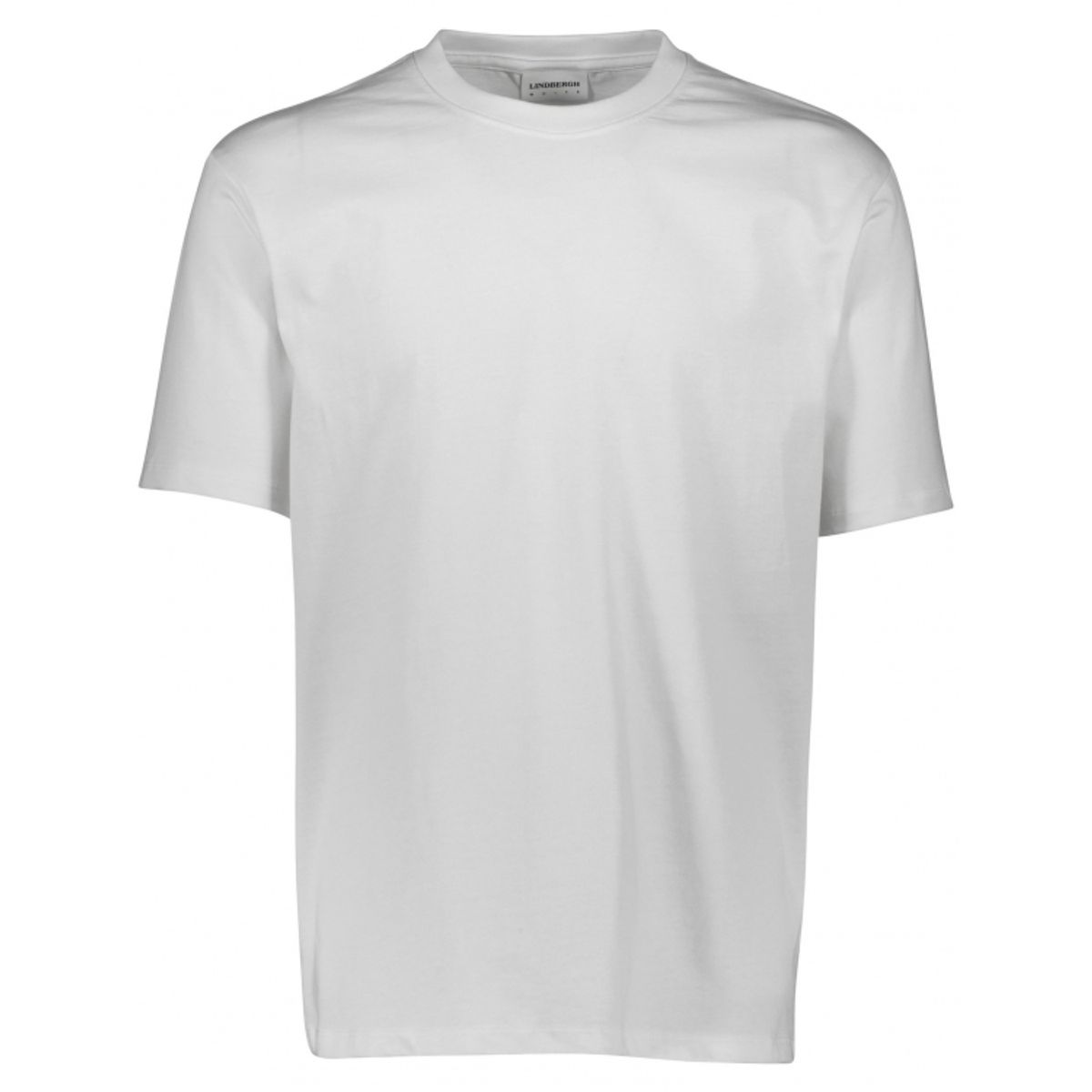 Lindbergh O-neck T-shirt i hvid til herre