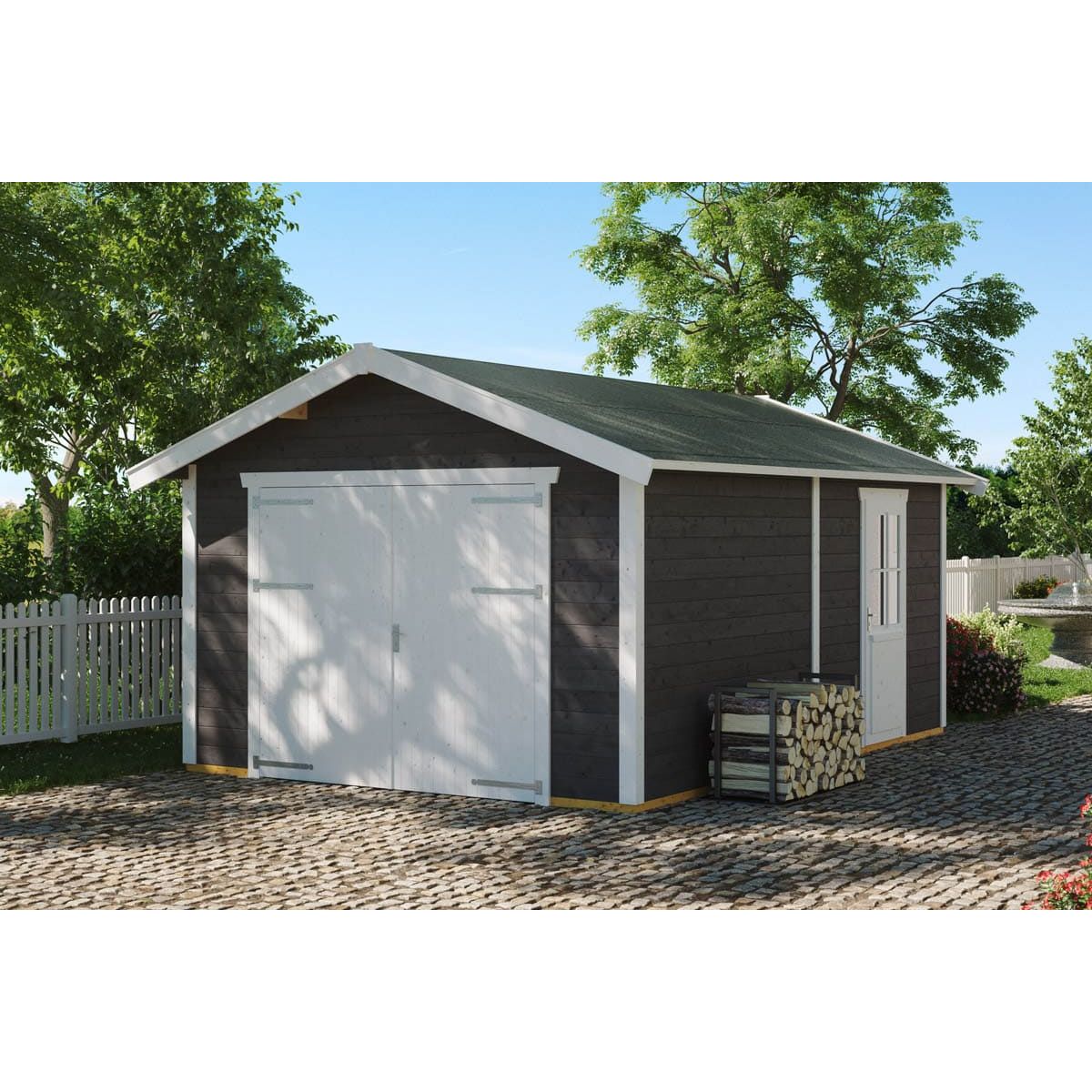 19,4 M² ENKELT GARAGE - GARAGE NORDISK 370