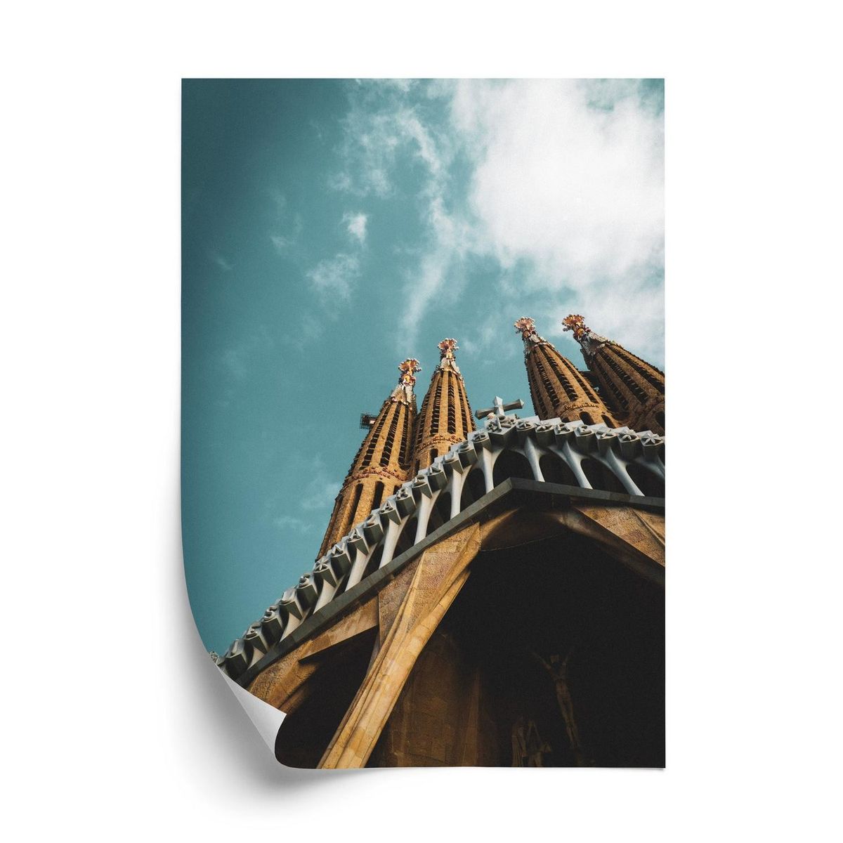 Plakat - La sagrada familia-Kirken i barcelona