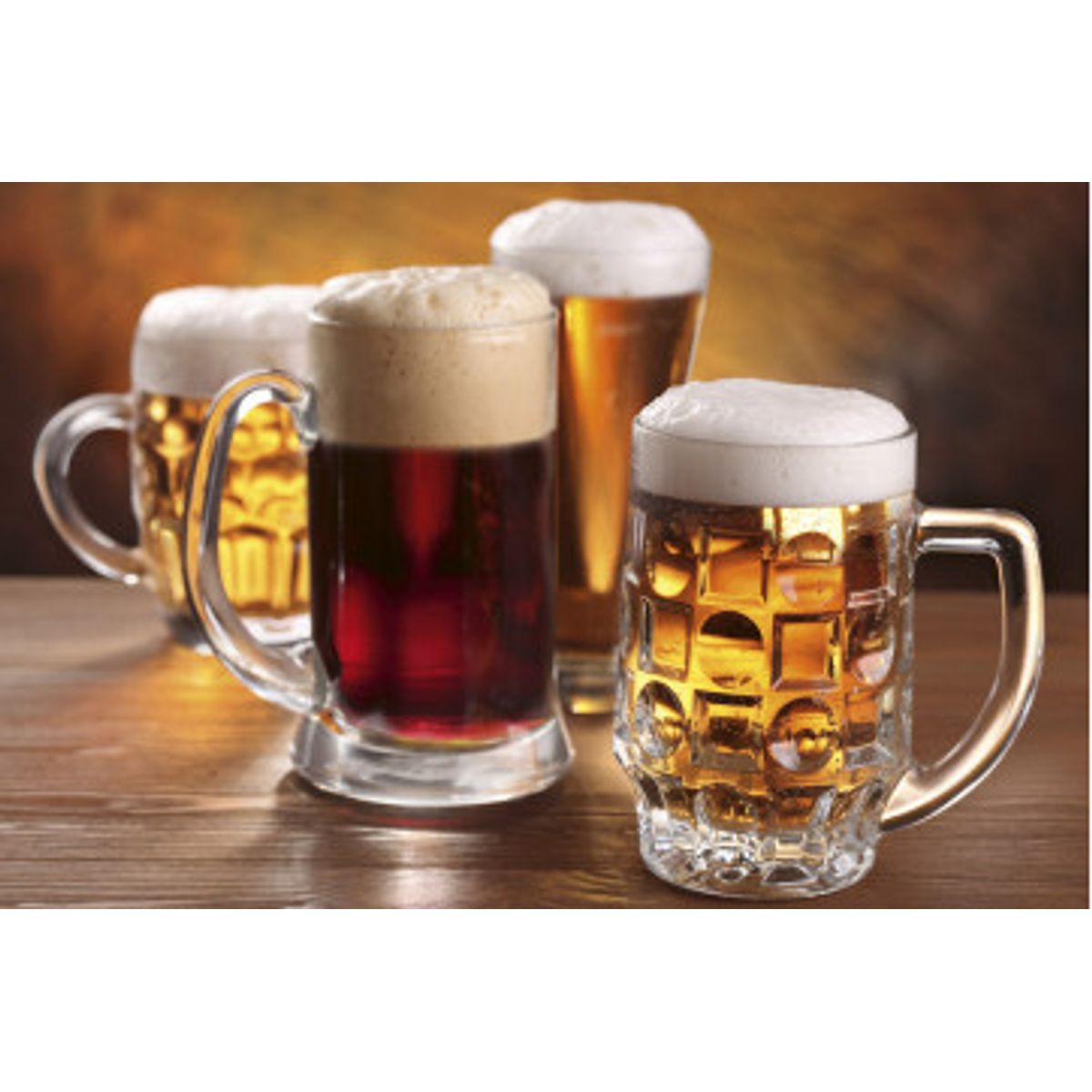 Fototapet - Beer Mugs