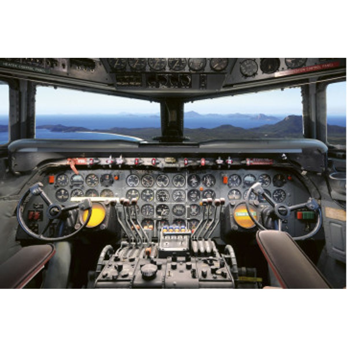 Fototapet - Cockpit View