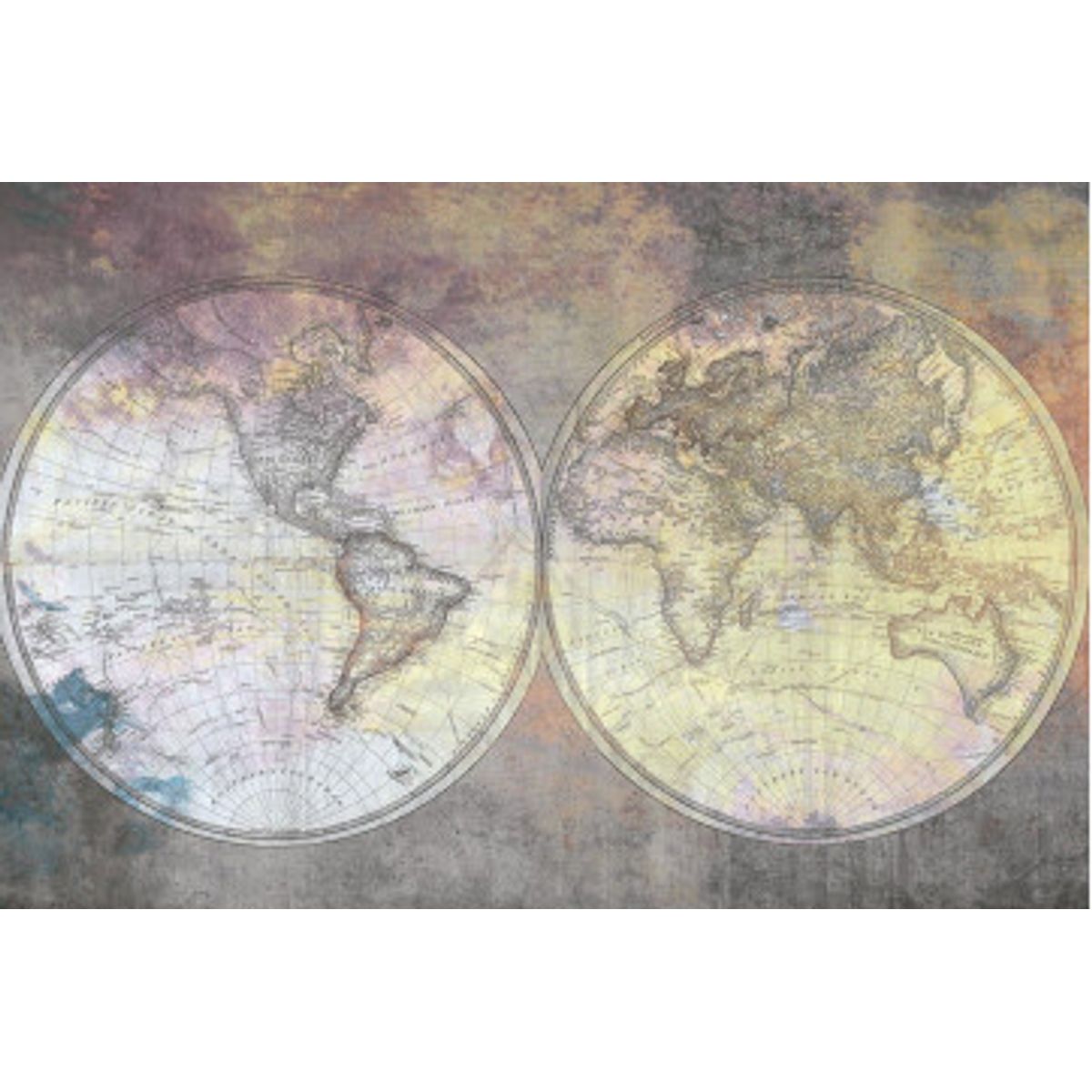 Fototapet - World Map Abstract I