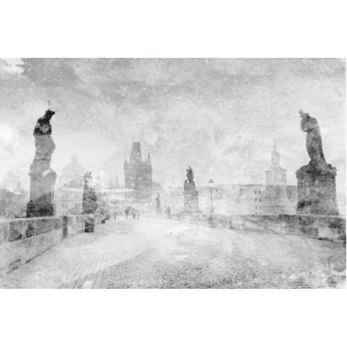 Fototapet - Charles Bridge Abstract Ii