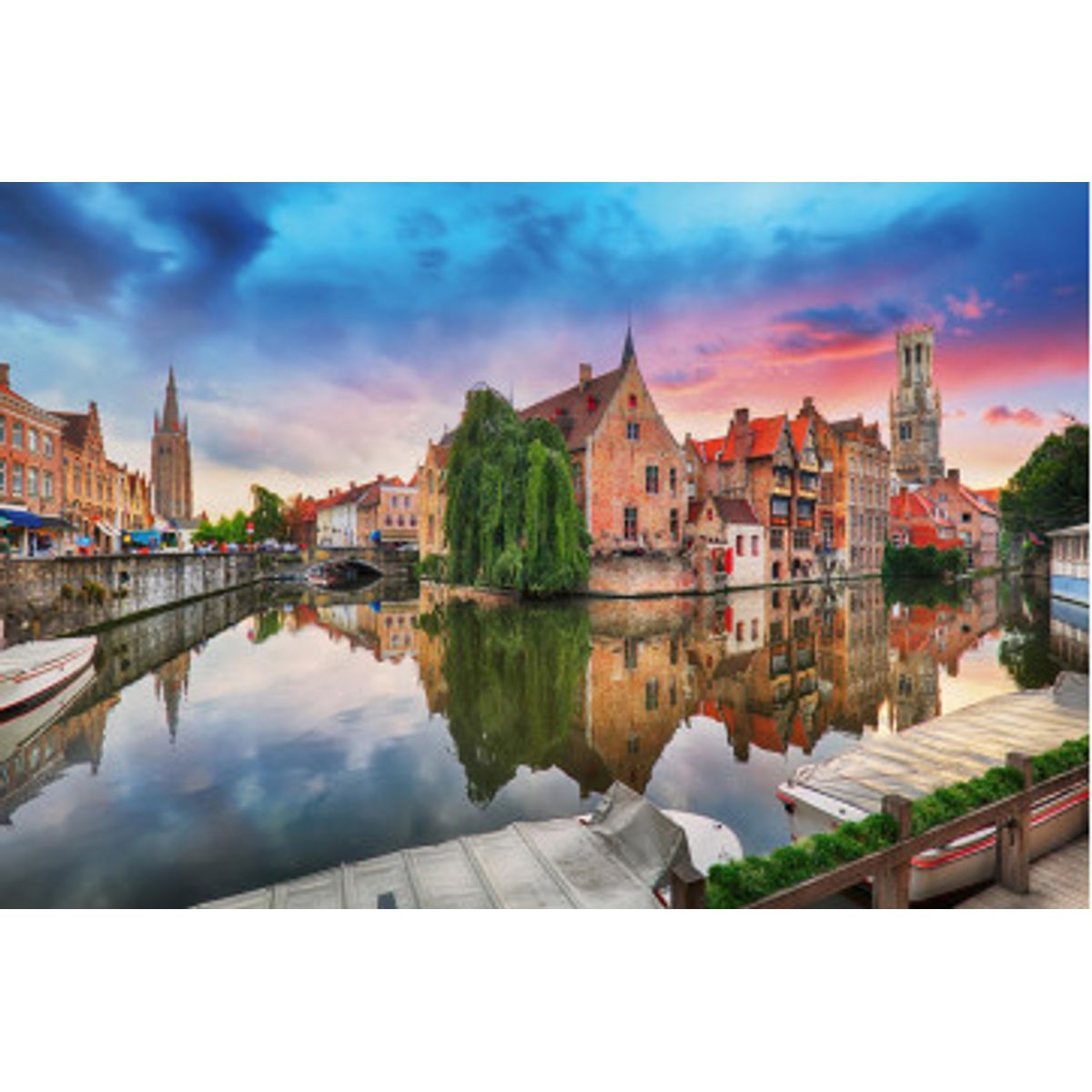 Fototapet - Bruges, Belgium