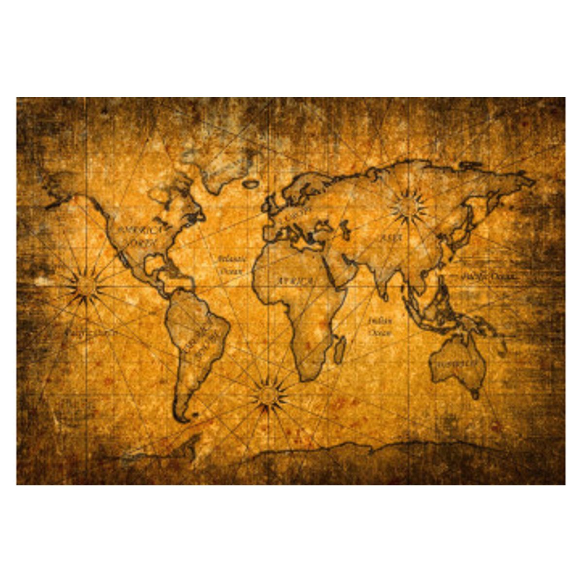 Fototapet - Vintage World Map Ii