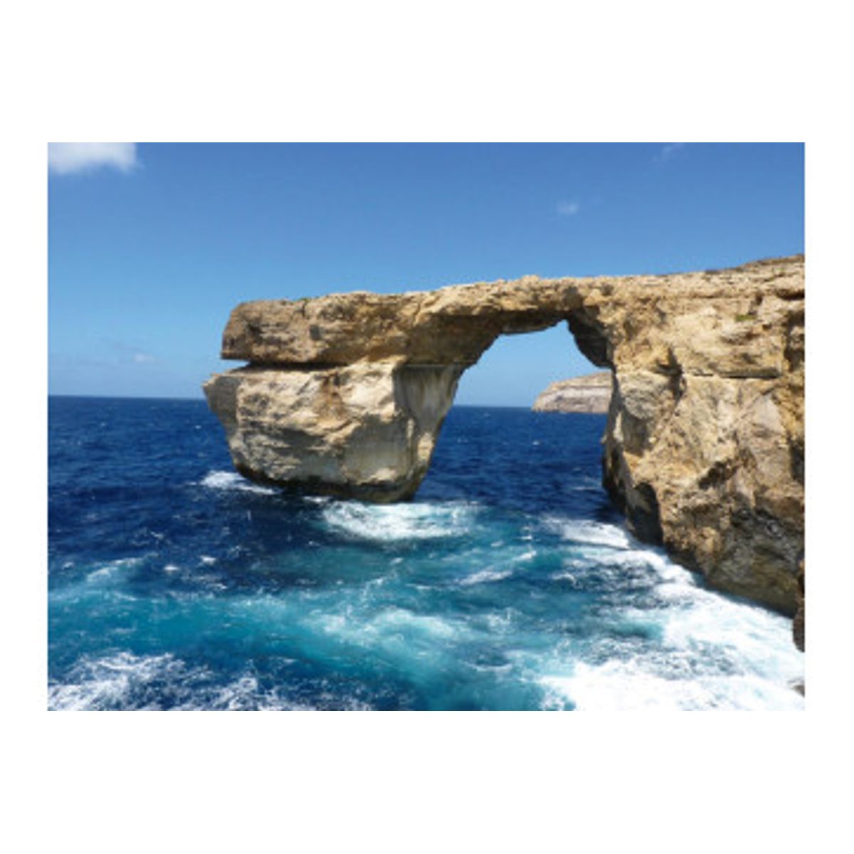 Fototapet - Azure Sea Window